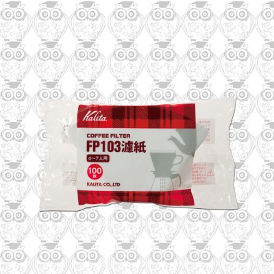 *預購【日本】Kalita FP103漂白濾紙,咖啡口感更圓潤(100入)