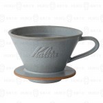 【日本】Kalita 185系列 美濃燒陶瓷蛋糕濾杯 砂藍色