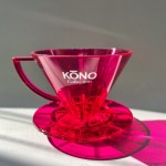 【日本】KONO 2023限定版 01系列 名門錐型濾杯 蔓越莓粉 1~2人份