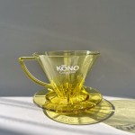 【日本】KONO 2023限定版 01系列 名門錐型濾杯 檸檬黃 1~2人份