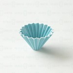 【日本】Origami 摺紙濾杯 土耳其藍 S號 含樹酯底座