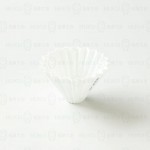 【日本】Origami 摺紙濾杯 白色 S號 含木座