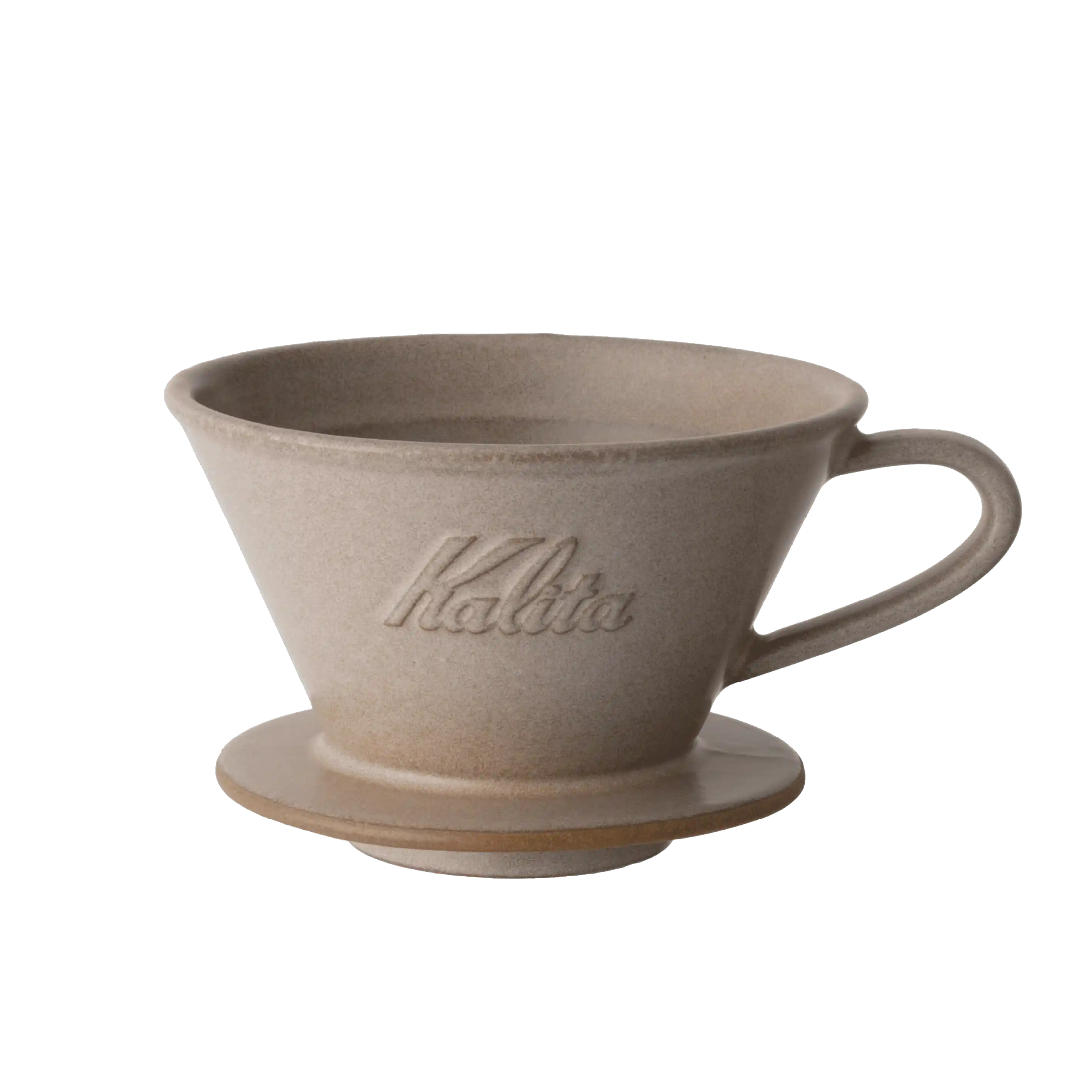 Kalita 185 砂黑色美濃燒陶瓷蛋糕濾杯#02107｜2–4杯｜日本手工製福庫